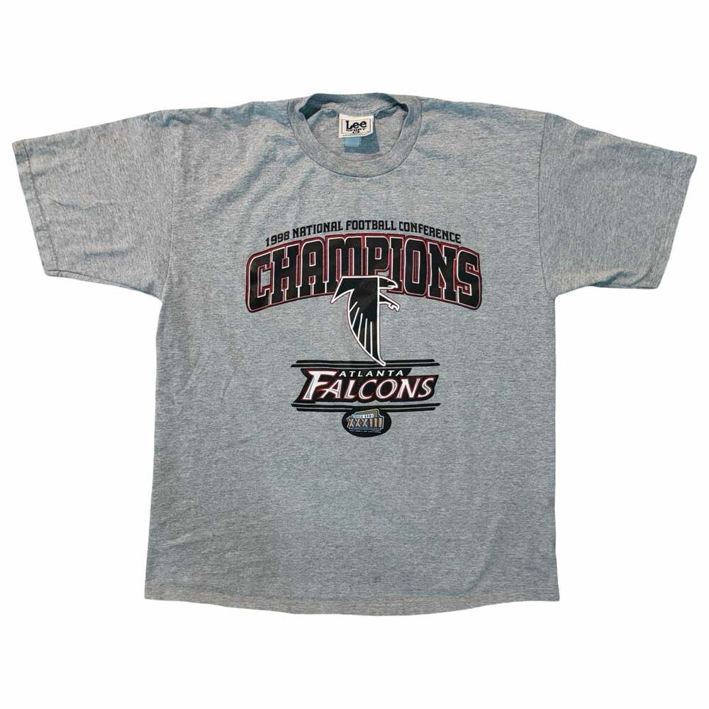 Vintage 1998 Lee Sport Atlanta Falcons NFC Champions Super Bowl T-Shirt XL